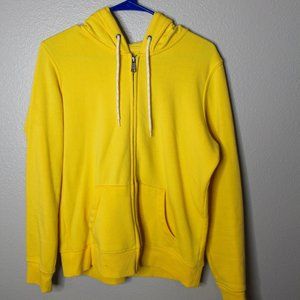 Yellow Zip Up Sweater